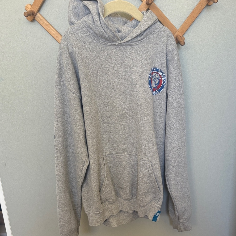 Mammoth Mountain Gray Hoodie with Logo